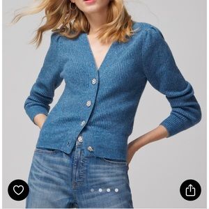 WHBM Jewel Button Cardigan
